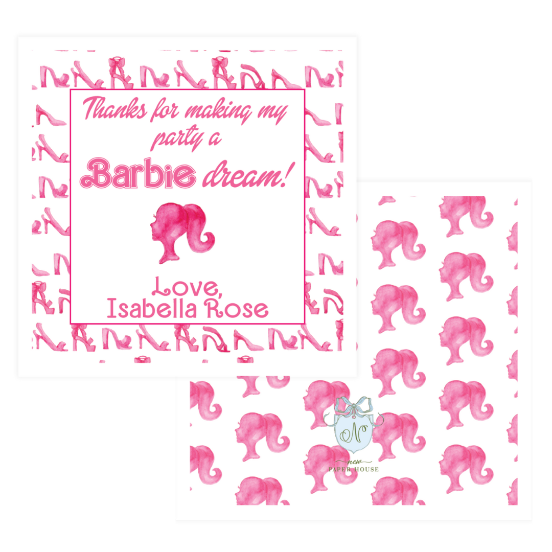 Barbie Birthday Invitation
