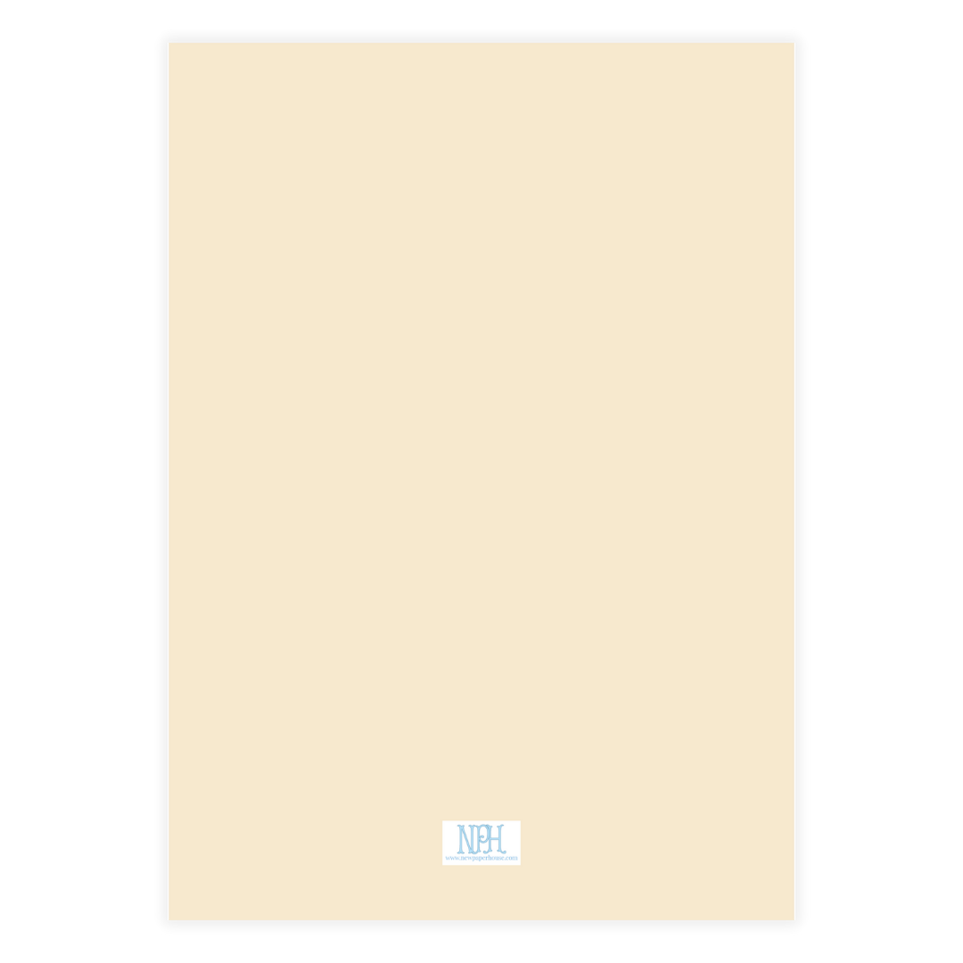 Coastal Holiday Rattan Card