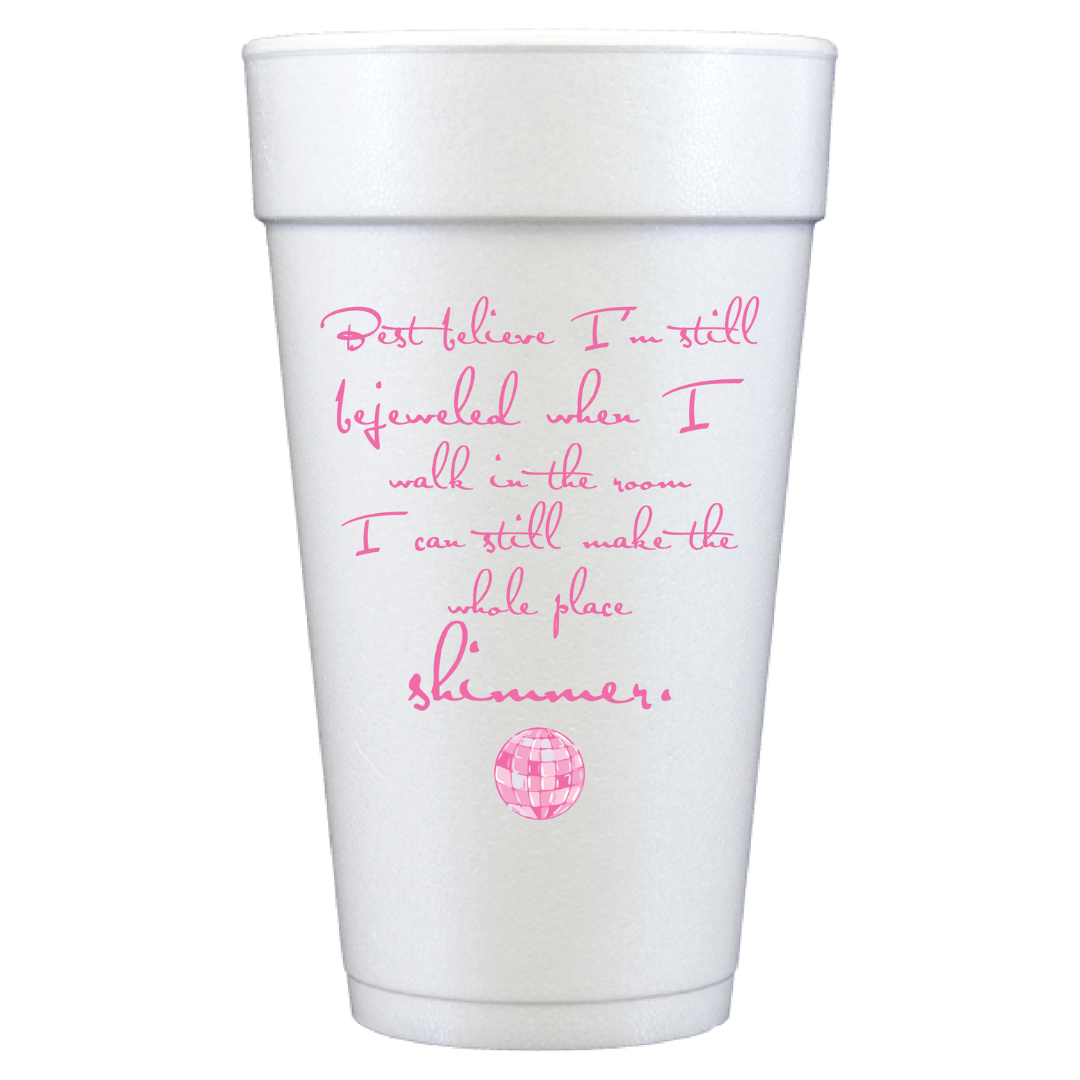 Taylor Swift Disco Costume Cups