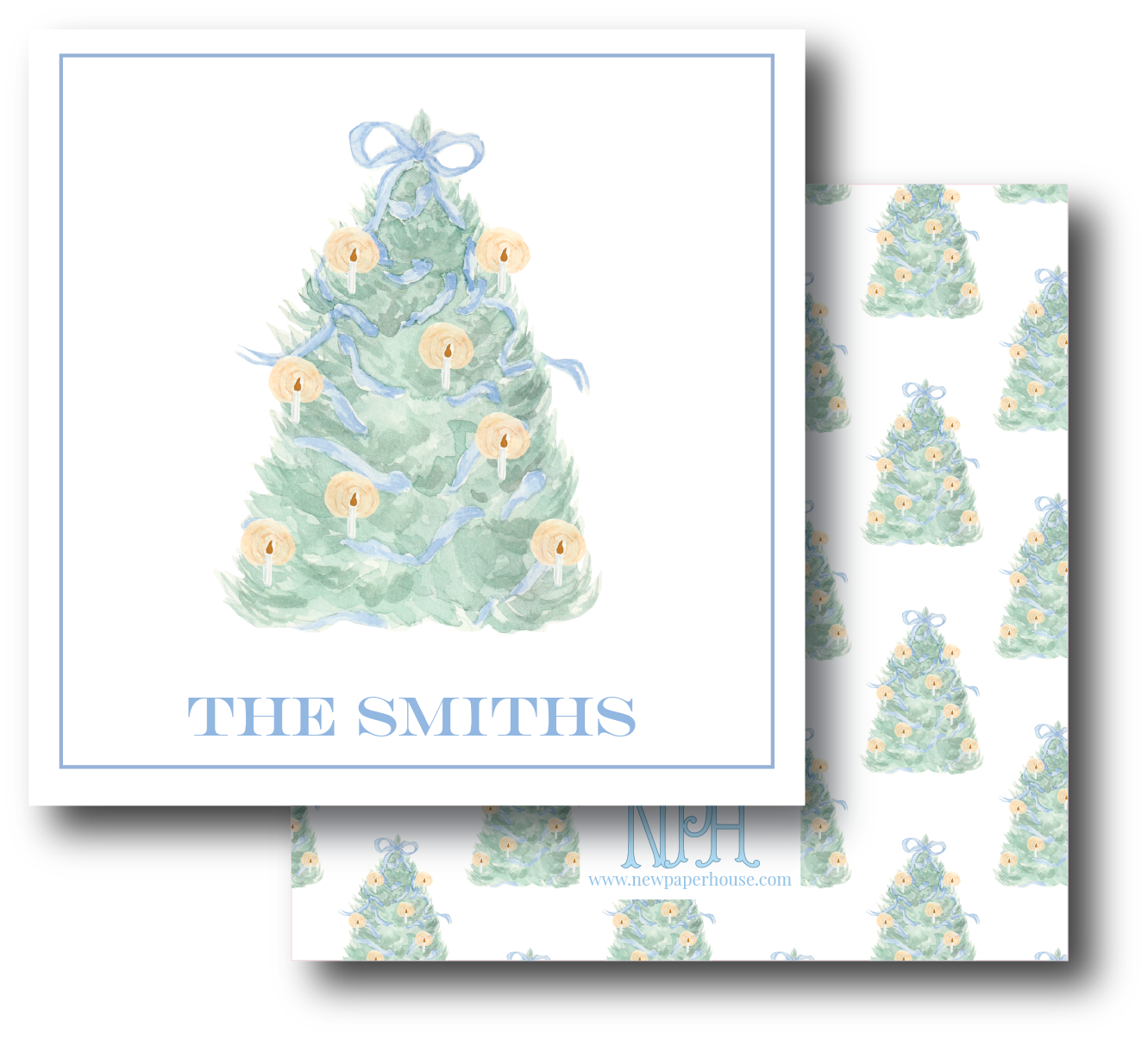 Blue Tree Enclosure Card