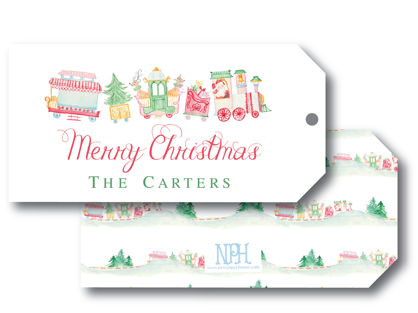 Polar Express Holiday Gift Tag