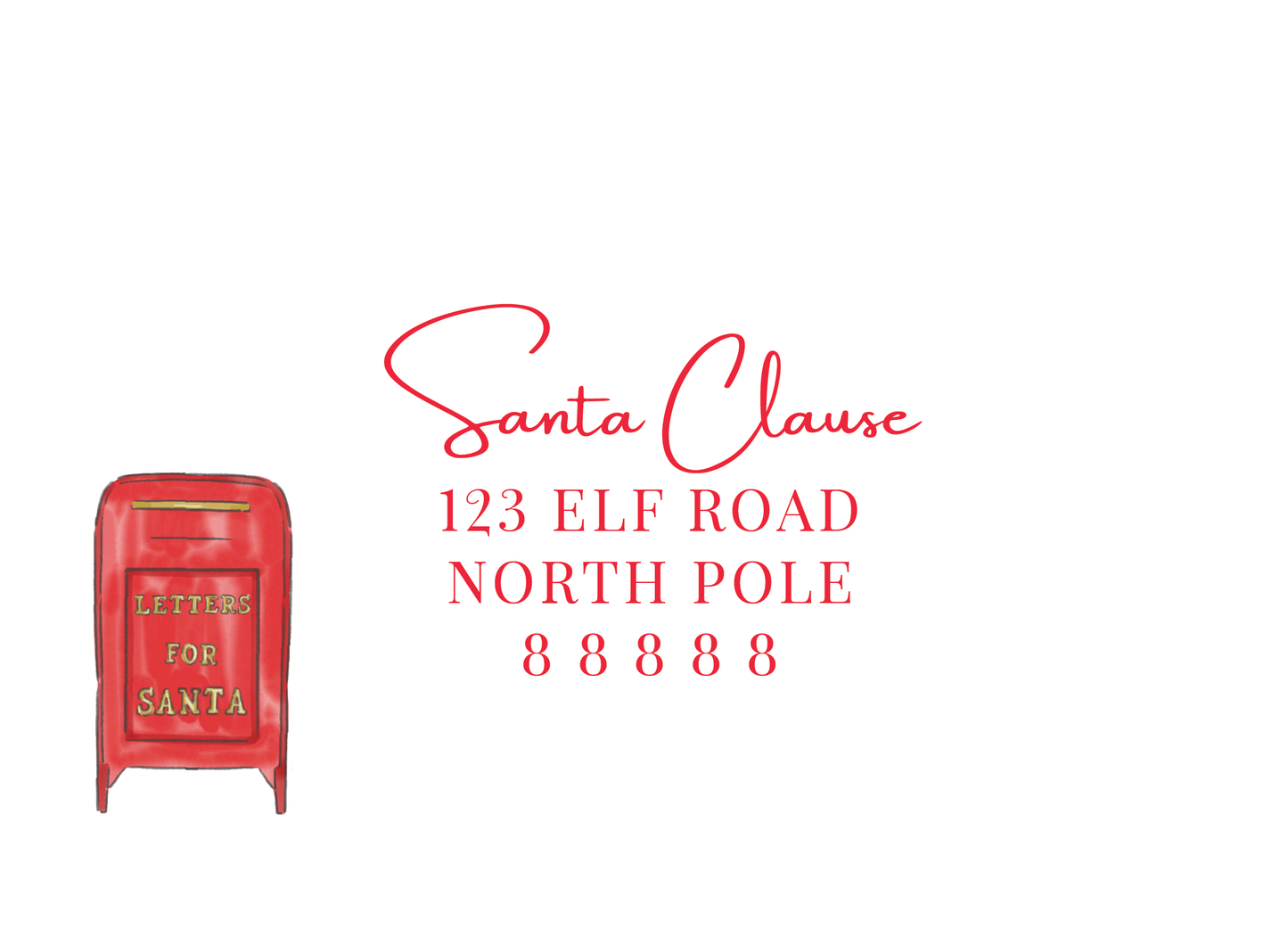 Dear Santa Letter MailBox