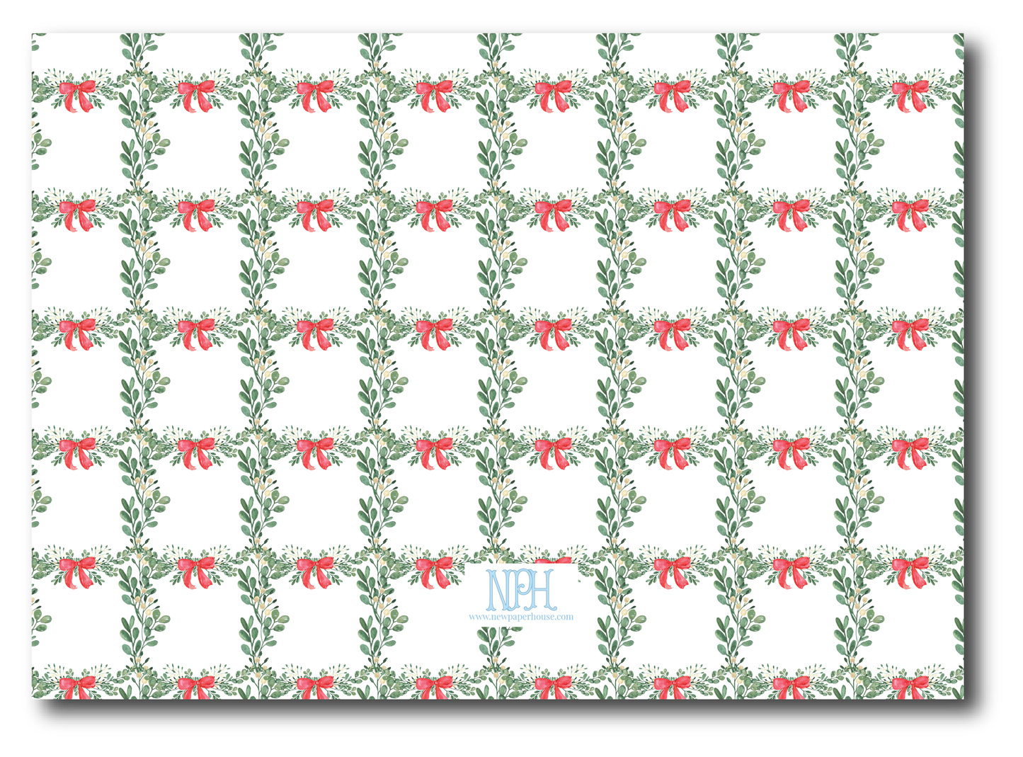 Landscape Christmas Crest Holiday Card