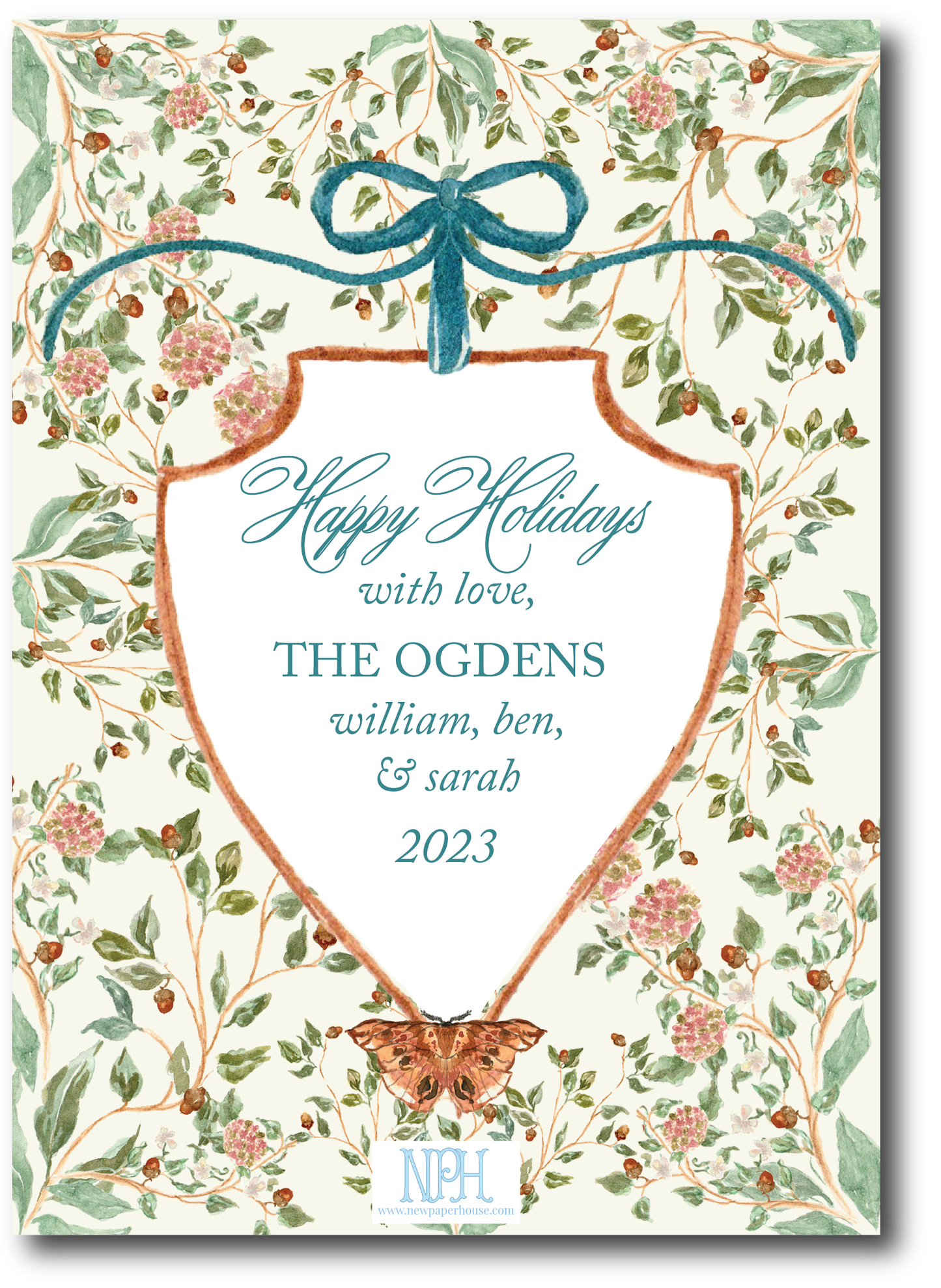 Chinoiserie Holiday Card