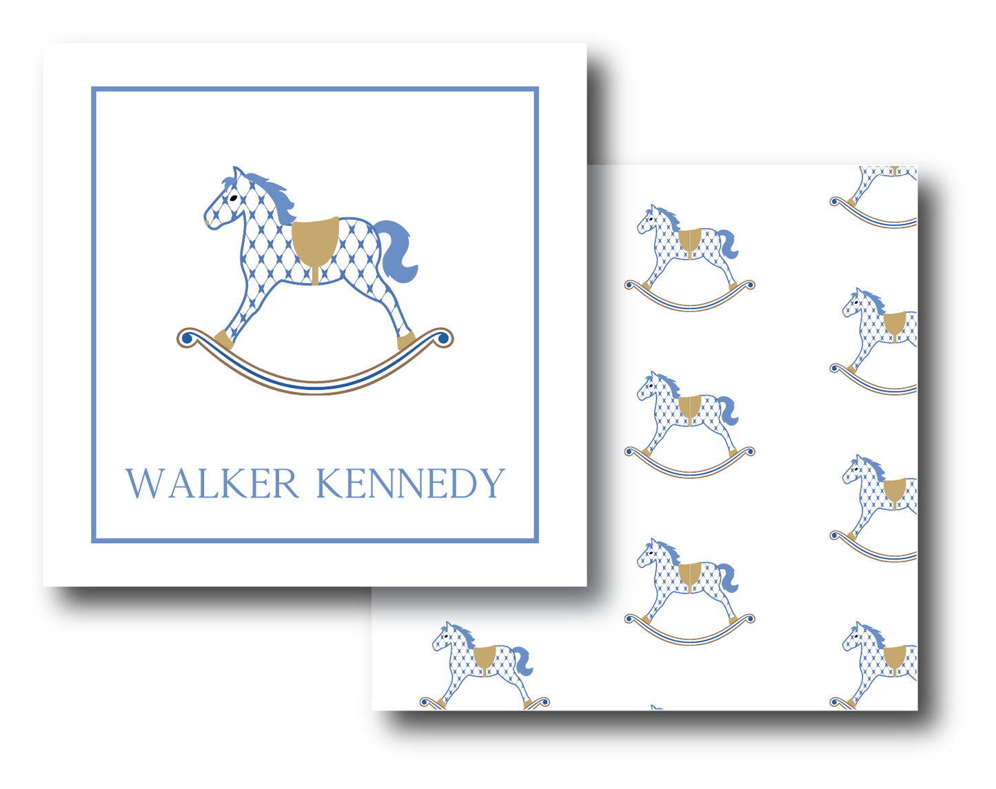 Rocking Horse Enclosure Card