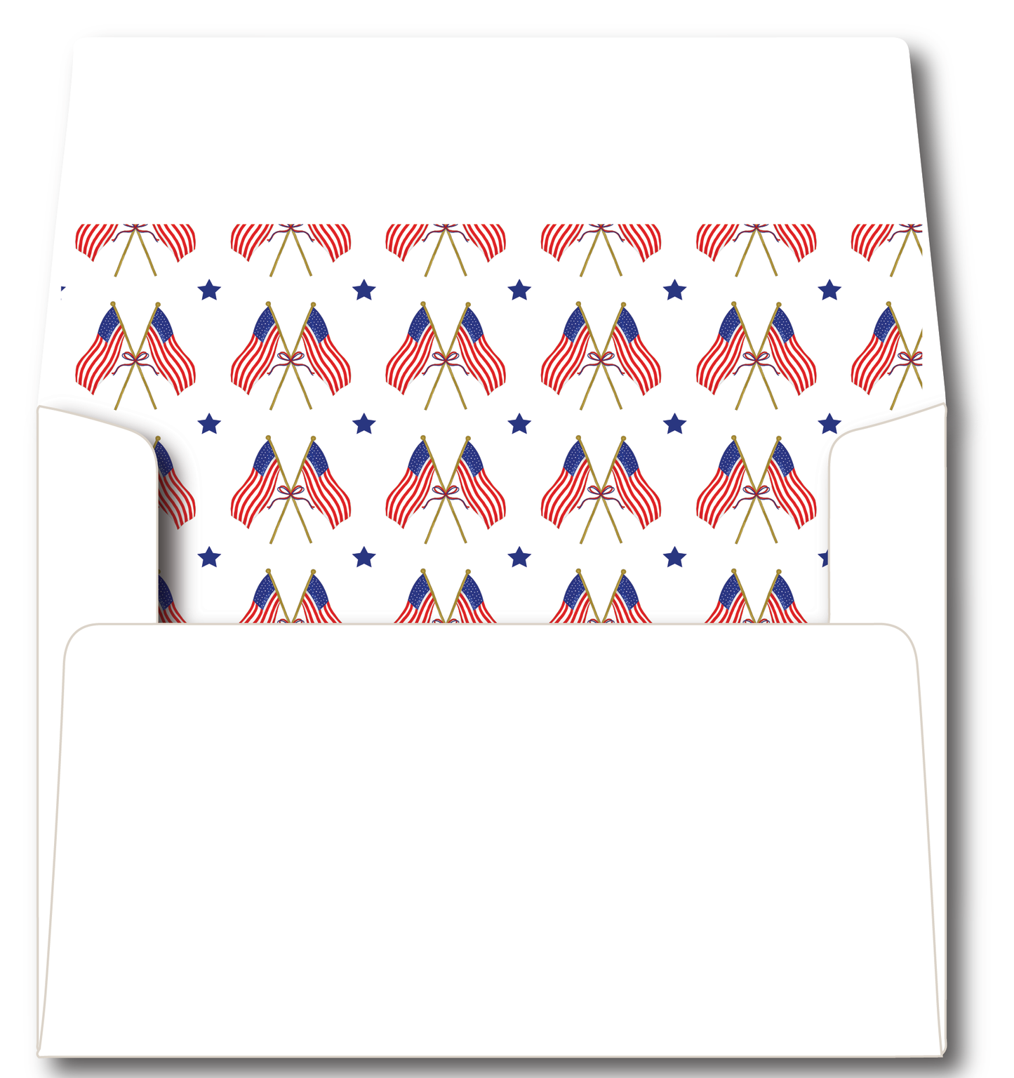 American Flag Birthday Invitation