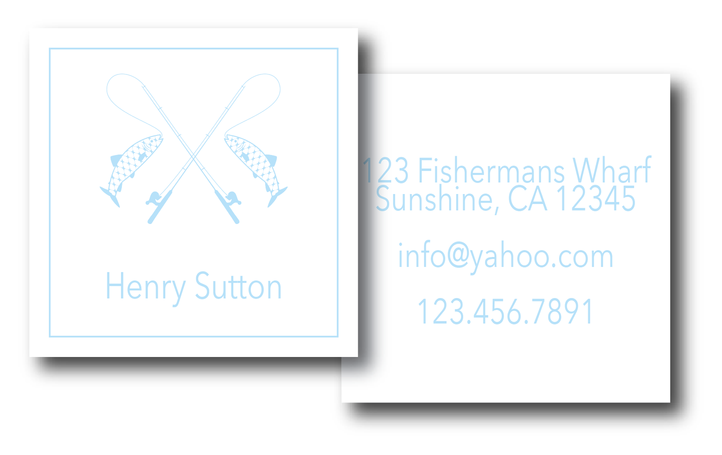 Chic Fish Bag Tag