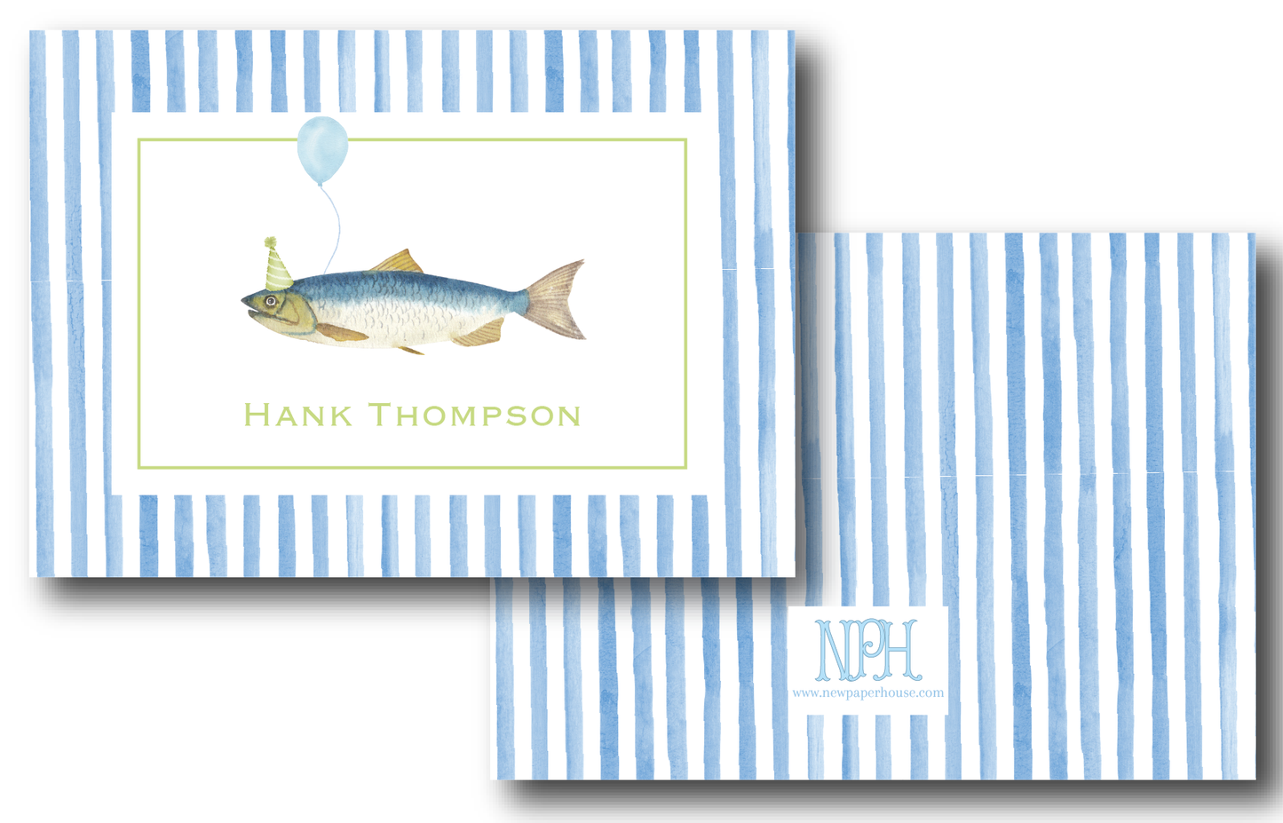 Party Fish Enclosure Card