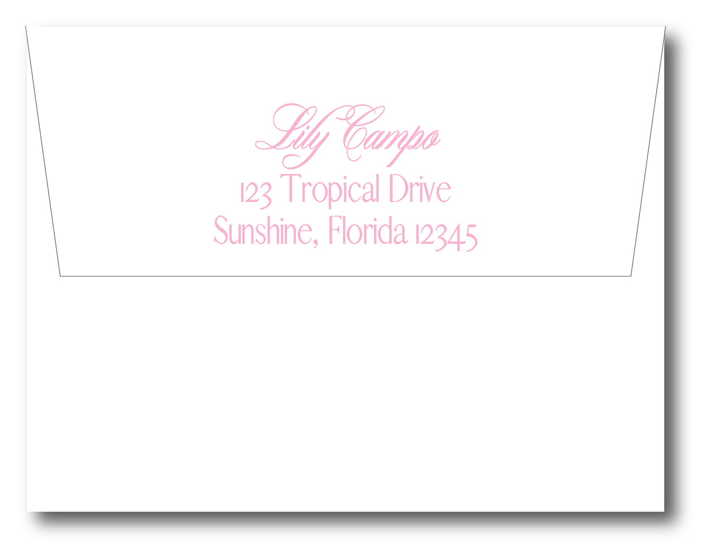 Rose Flower Stationery Set