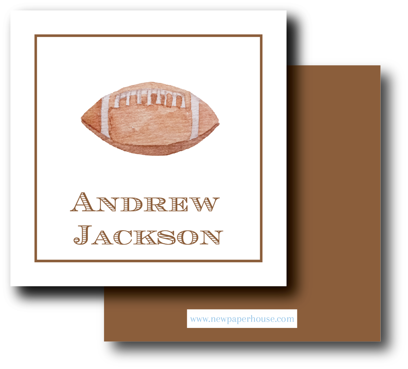 Football Enclosure Card