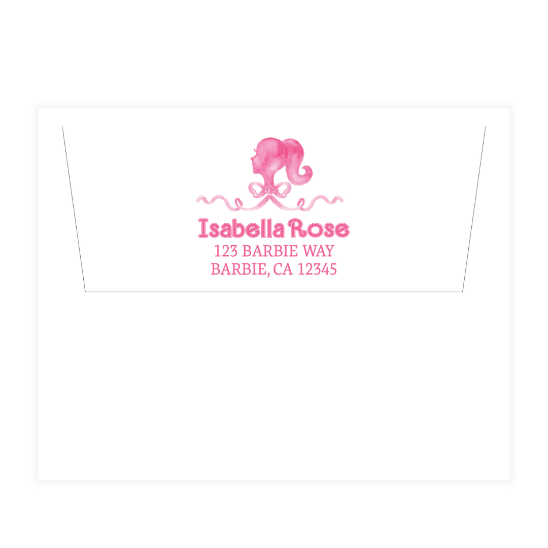 Barbie Birthday Invitation