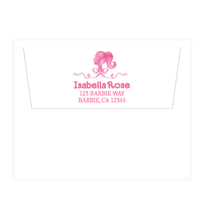 Barbie Birthday Invitation