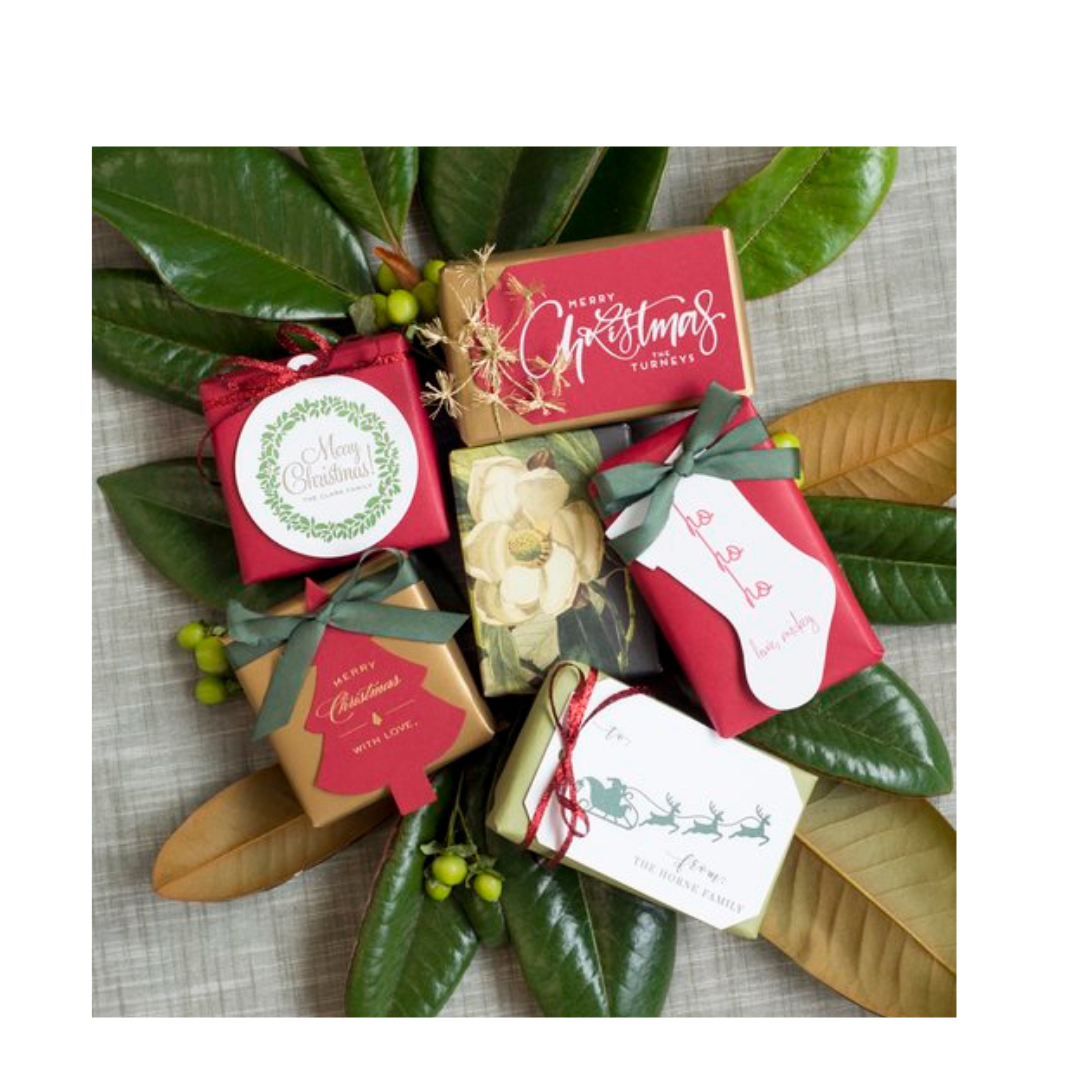 Have Yourself a Merry Little Christmas Tree Letterpress/Foil Holiday Tags