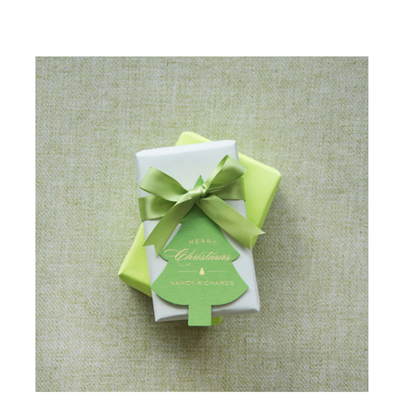 Have Yourself a Merry Little Christmas Tree Letterpress/Foil Holiday Tags