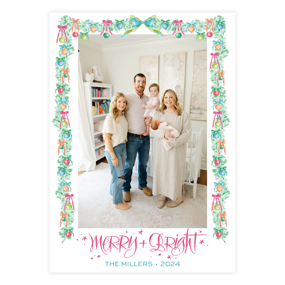 Merry Kitschmas Holiday Garland Frame