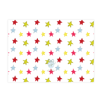 Festive Bows & Stars Holiday Card