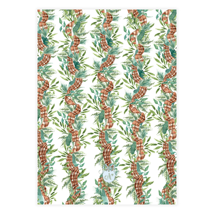 The Woodlands Garland Frame Holiday Card