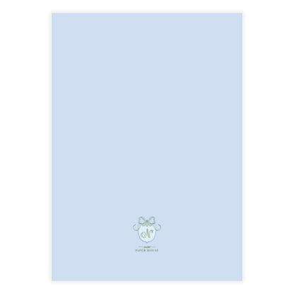 Blue Nursery Crest Holiday Card