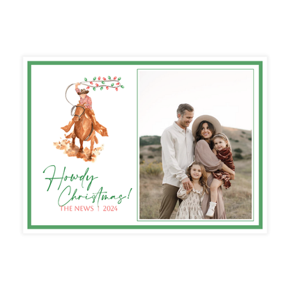 Cowboy Lasso Holiday Card