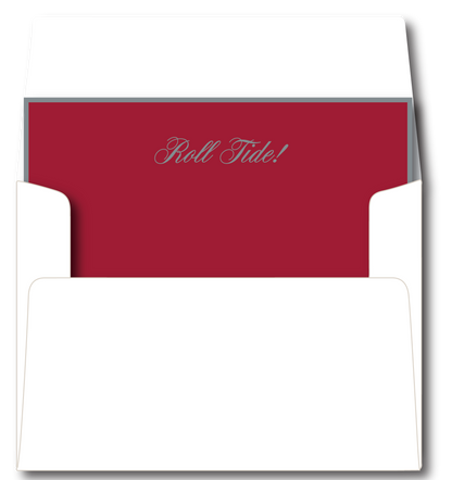 Univ Of Alabama Collegiate Scallop Border Stationery Set