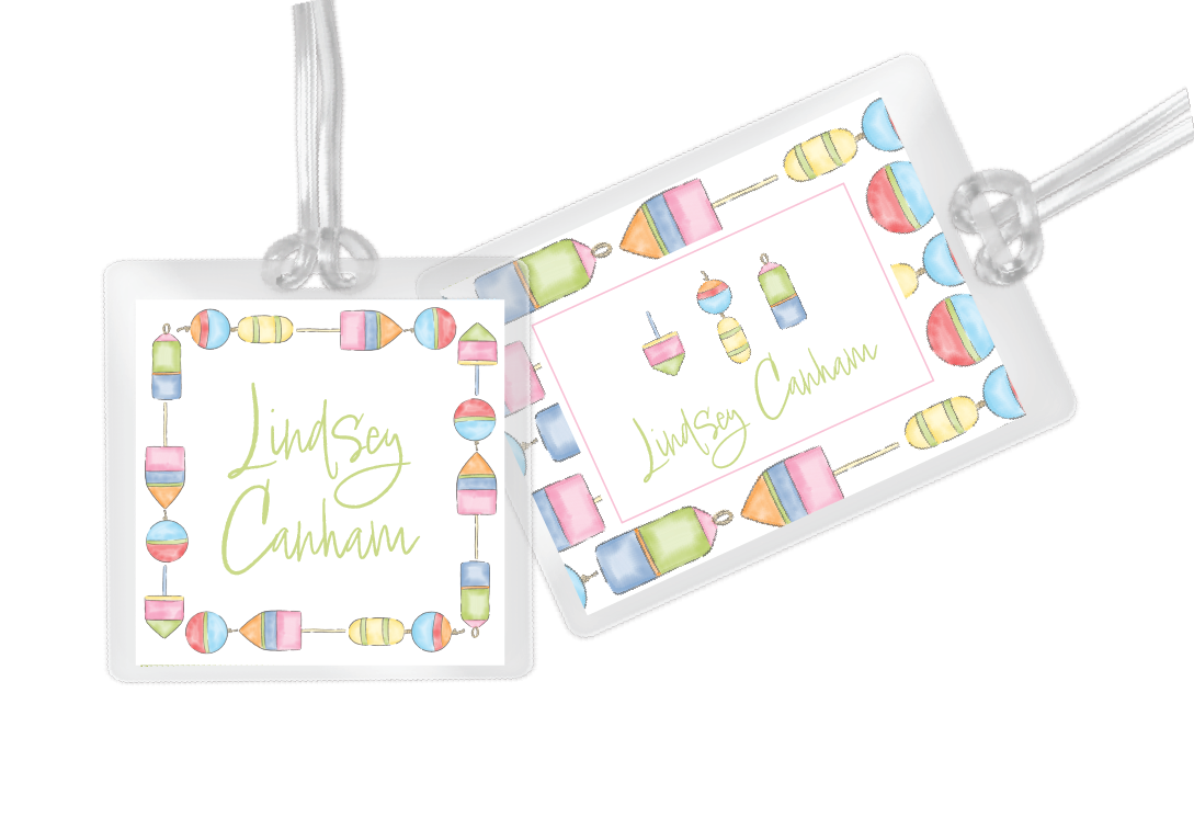 Fishing Bouys Bag Tag