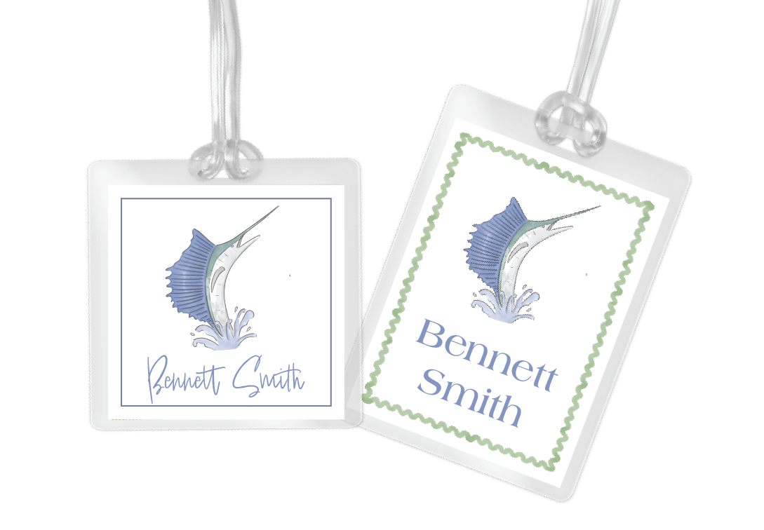 Swordfish Bag Tag