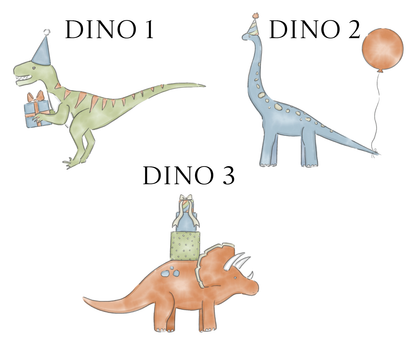 Birthday Dino Enclosure Card (3 Options)
