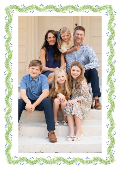 Berry Garland Holiday Card