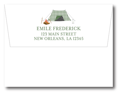 Tent Camp Stationery