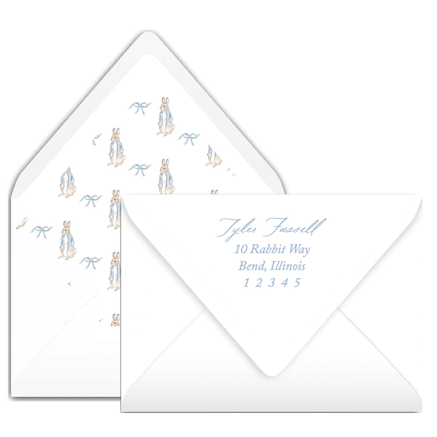 Rabbit Baby Shower Invitation