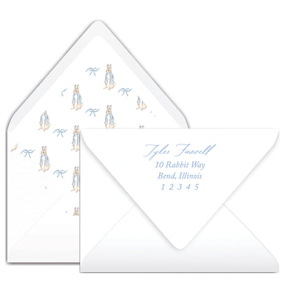 Rabbit Baby Shower Invitation