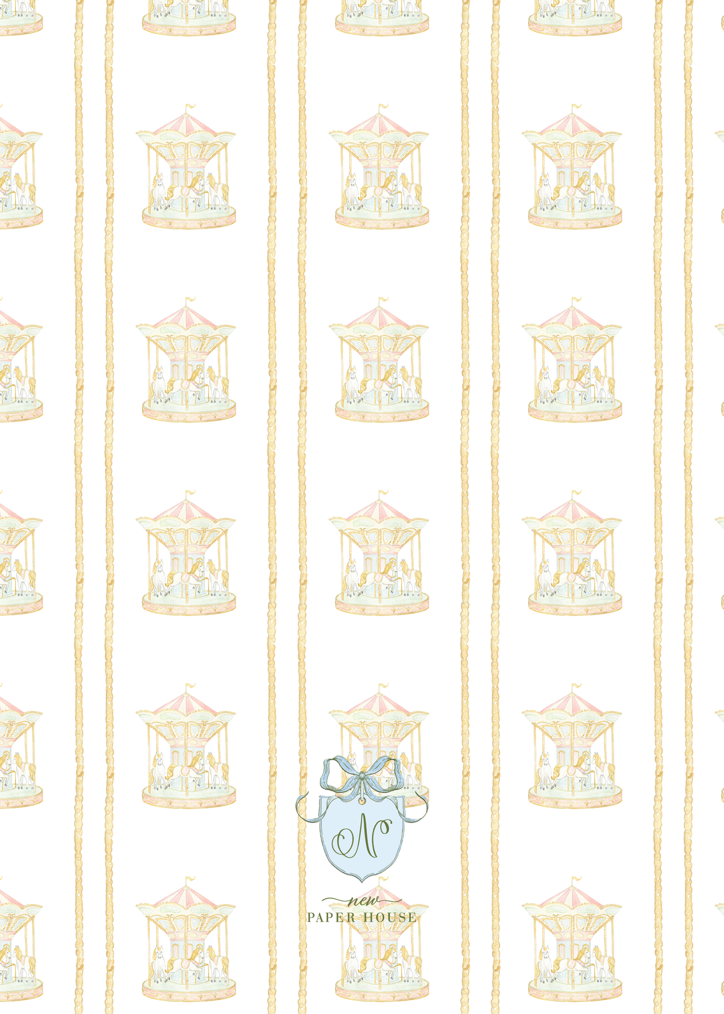 Carousel Birthday Invitation