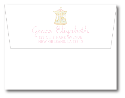 Carousel Birthday Invitation