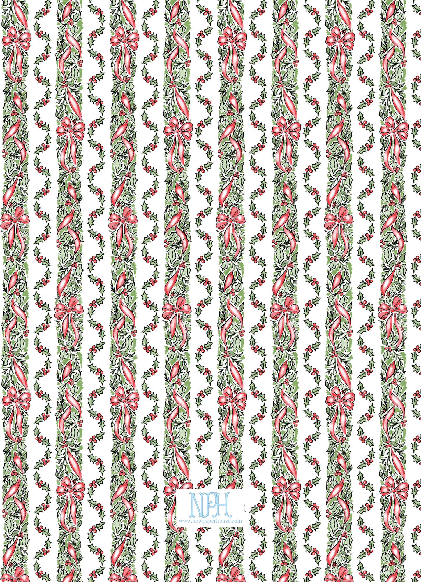 Red Wreath Holiday Gift Card Holder with Envelope