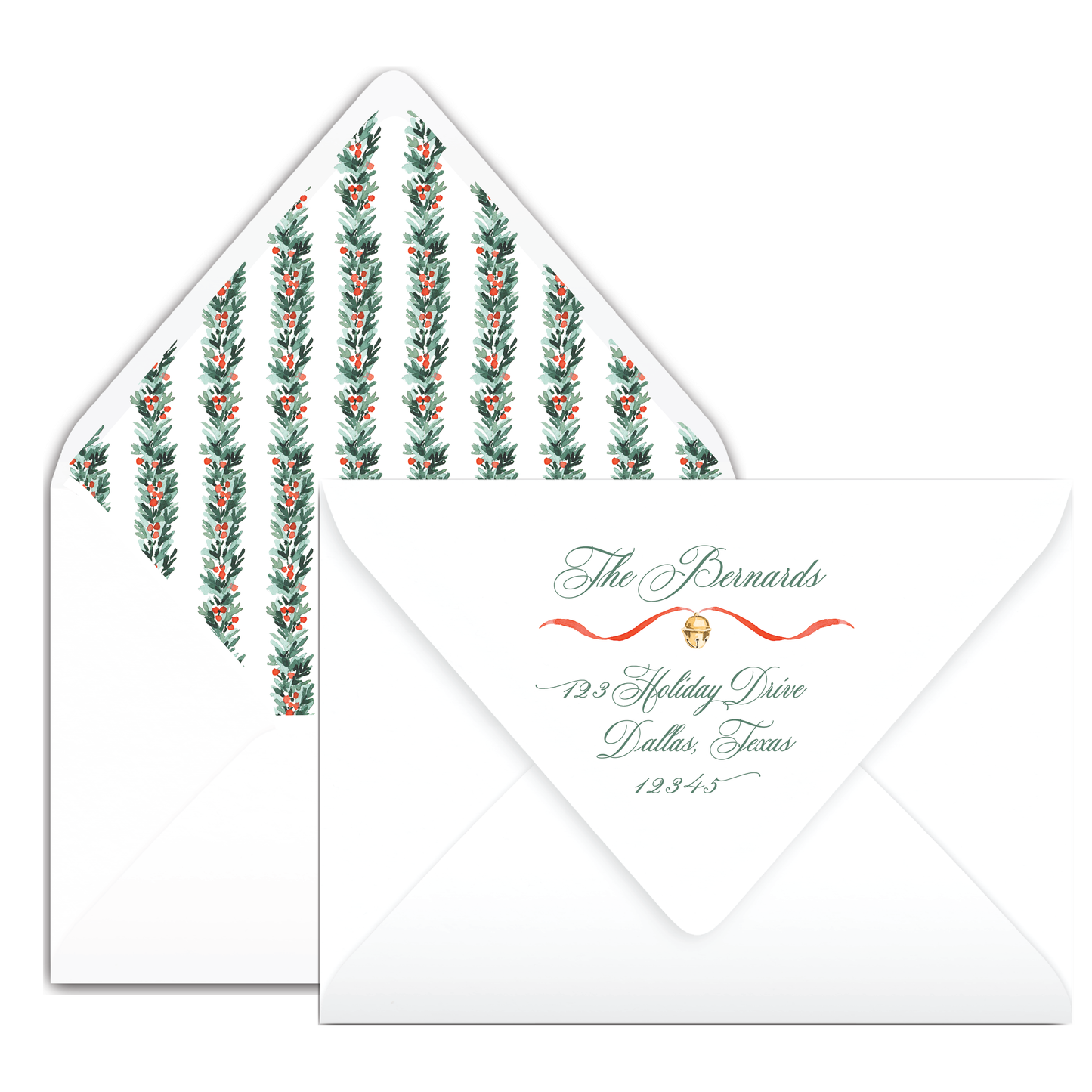 Holly & Berries Holiday Card