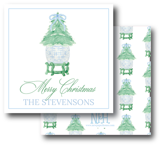 Holiday Boxwood Enclosure Card