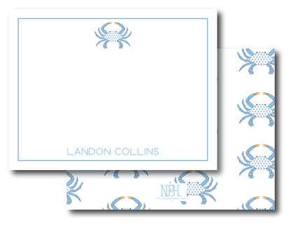 Crab Stationery Set