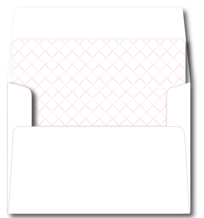 Pink Grand Millennial Floral Crest Stationery Set