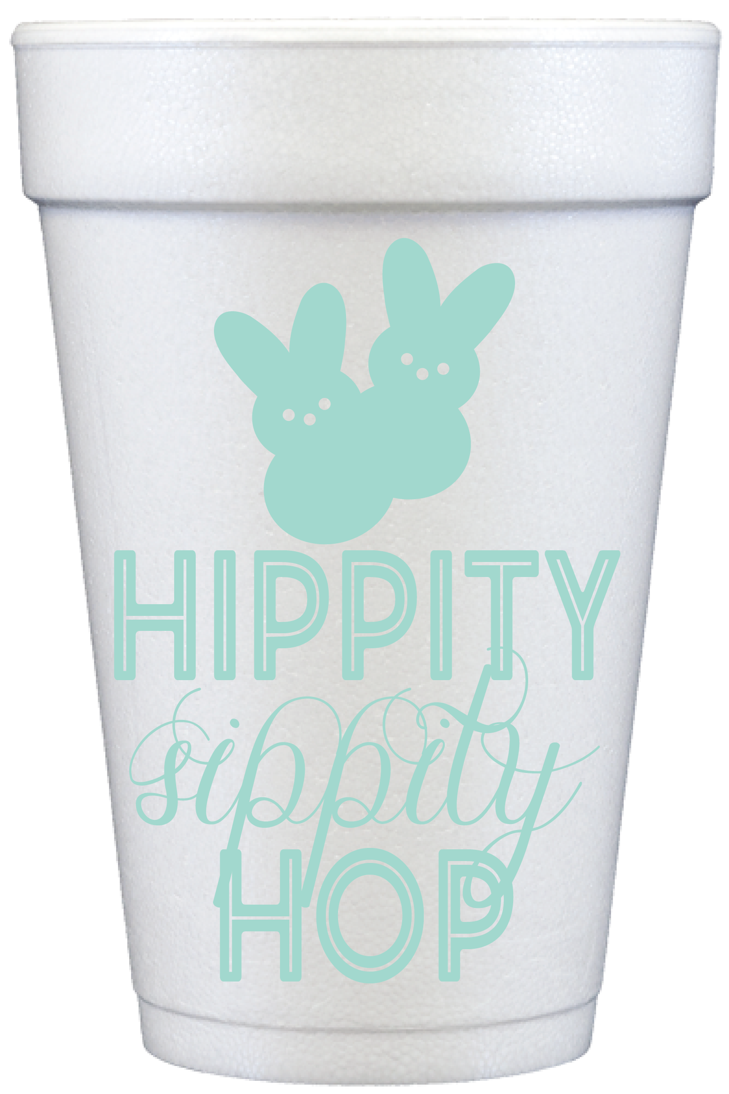 Hippity Sippity Hop Foam Easter Cups