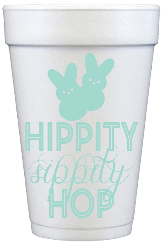 Hippity Sippity Hop Foam Easter Cups