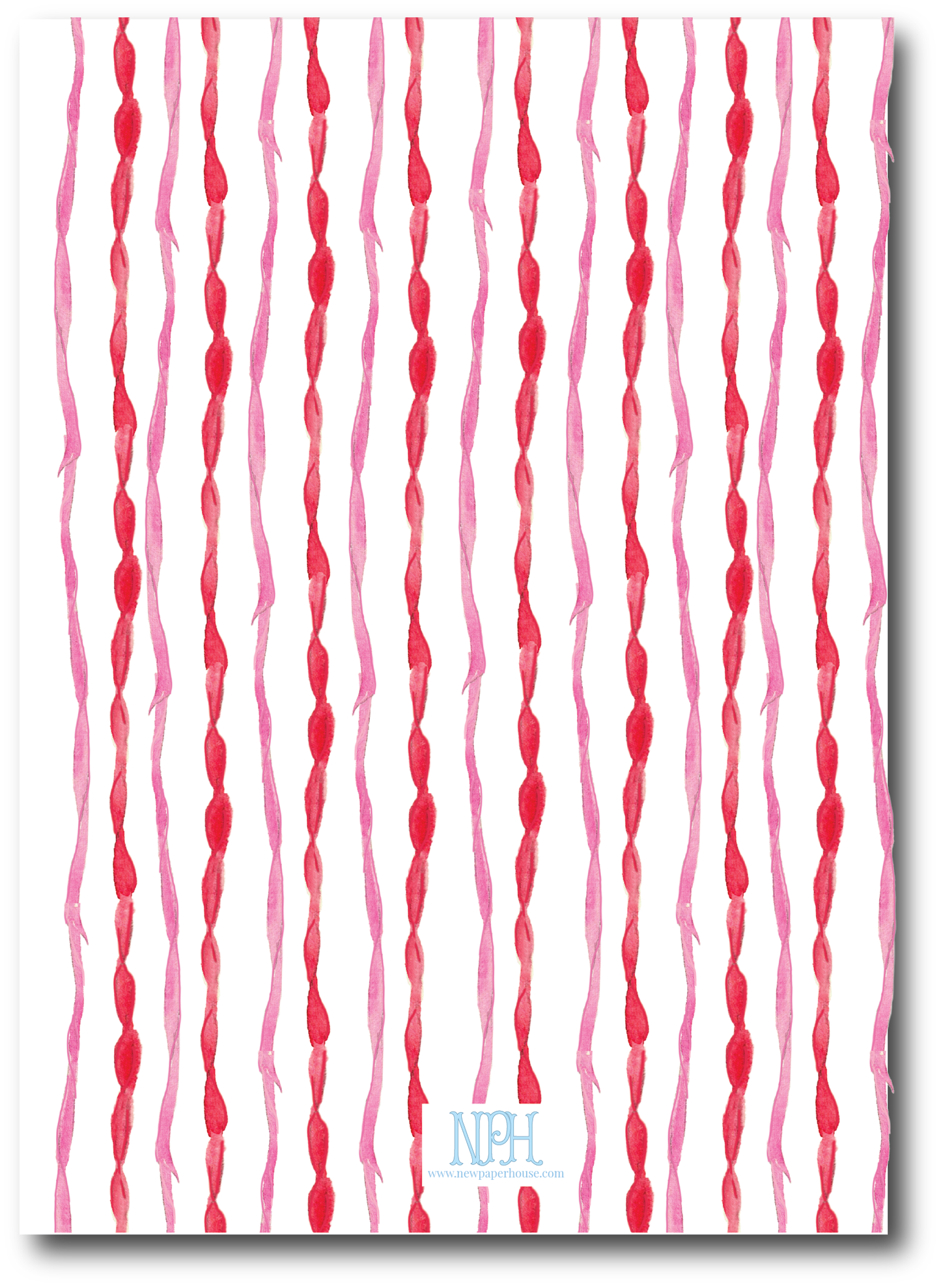 Pink & Red Falala Holiday Card
