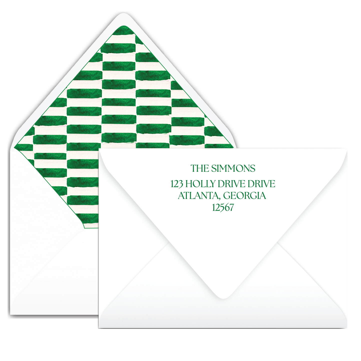 Green Holiday Card
