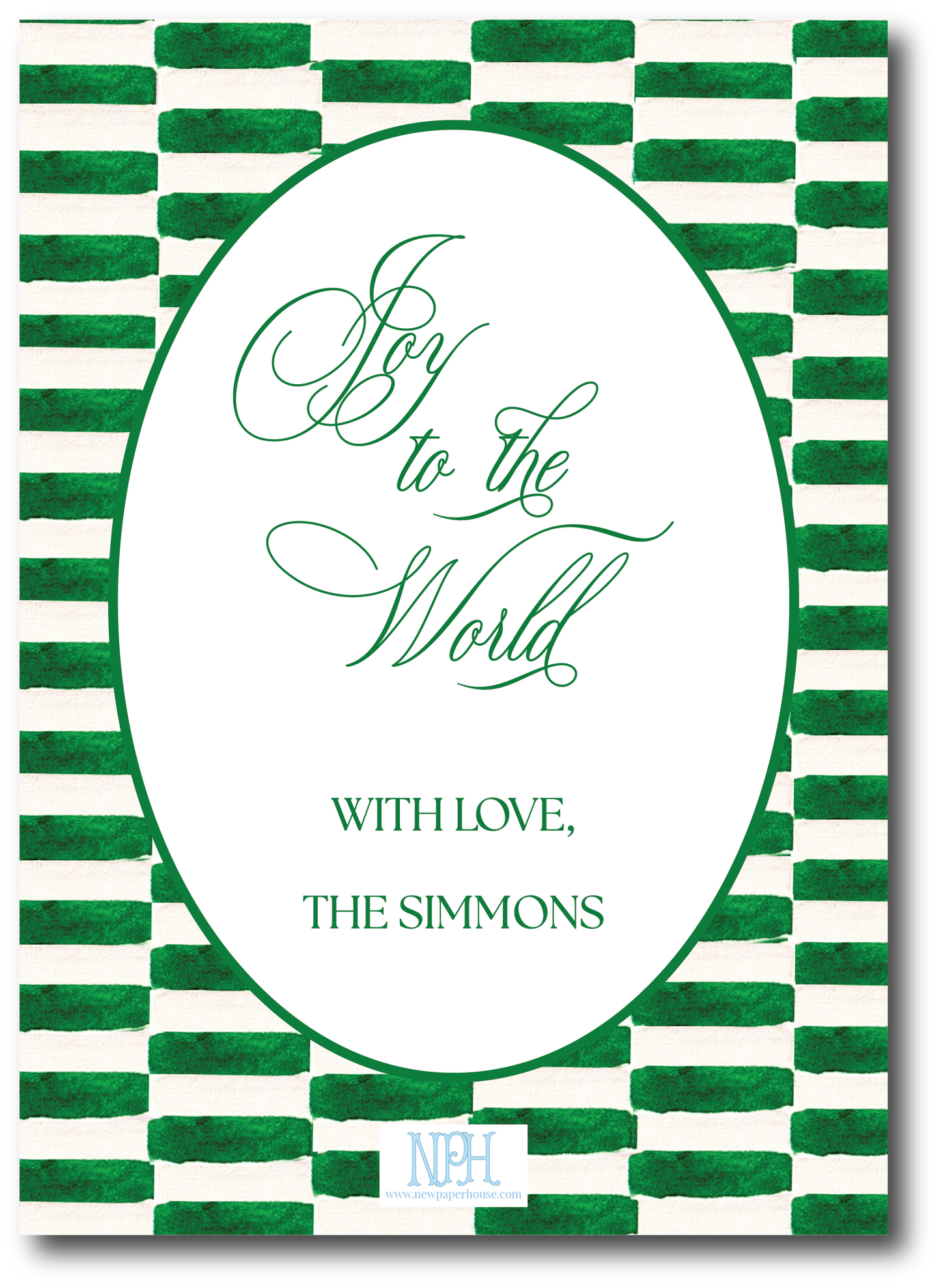 Green Holiday Card
