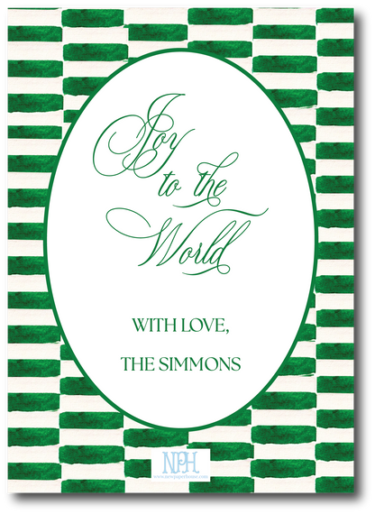 Green Holiday Card