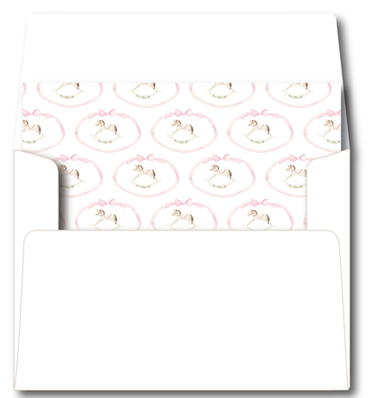 Heirloom Collection Baby Shower Invitation -Pink - VARIOUS OPTIONS (See Pictures)