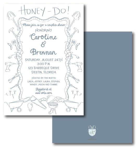 Honey Do Shower Invitation
