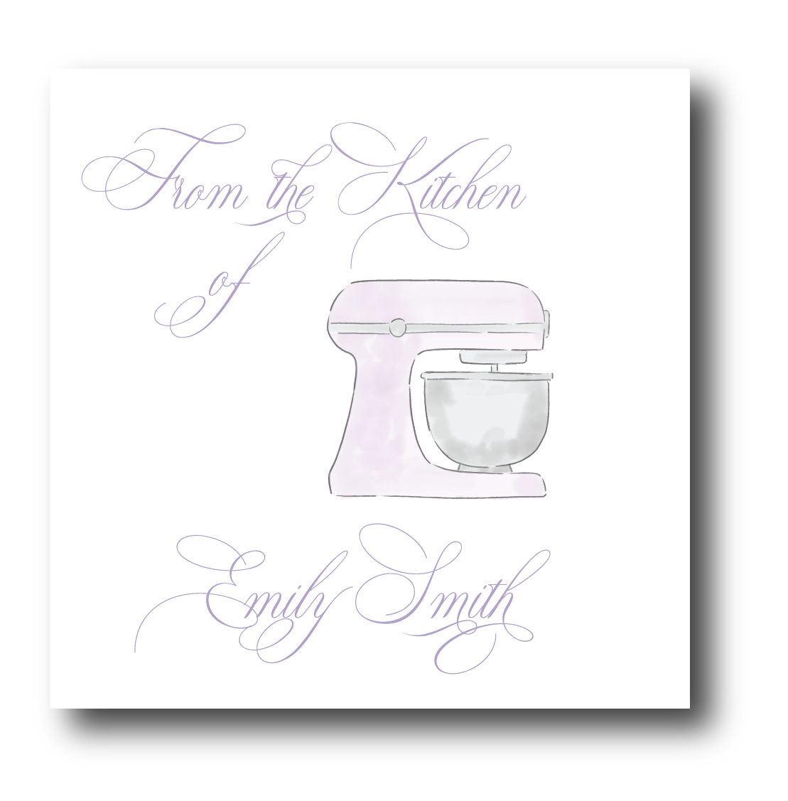 From the Kitchen of Enclosure Cards- Variety of Colors