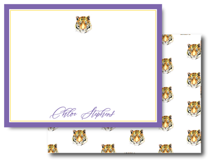 LSU Tiger Head Stationery Set
