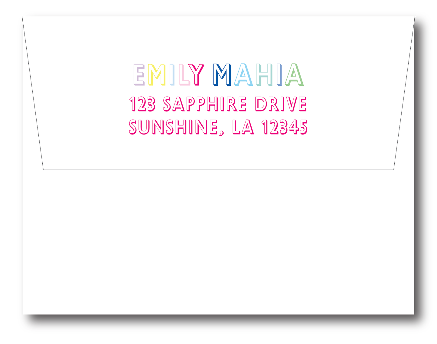 Emily Stationery Set -Customize Colors
