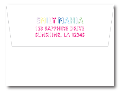 Emily Stationery Set -Customize Colors